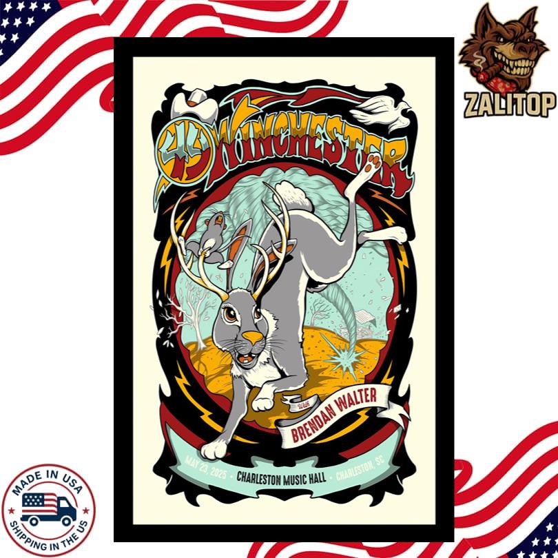 49 Winchester The Charleston Music Hall May 23 2025 Concert Tour Poster