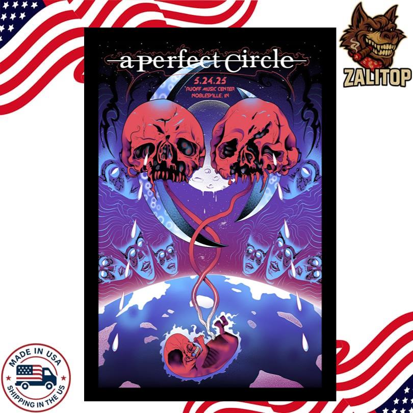 A Perfect Circle Ruoff Music Center May 24 2025 Poster