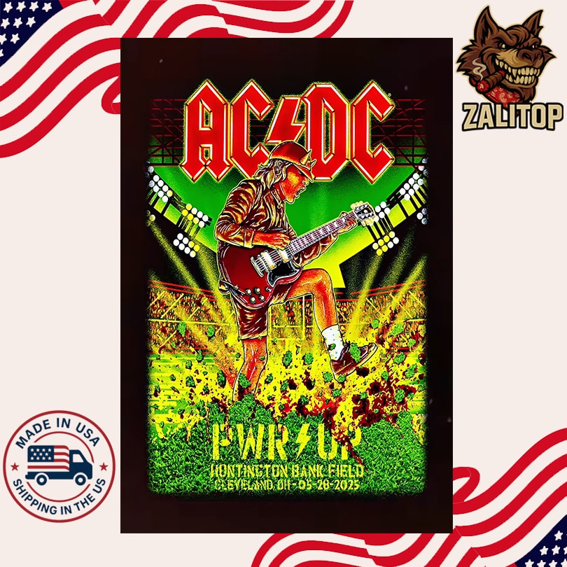 ACDC Power Up Tour 2025 May 28 Poster