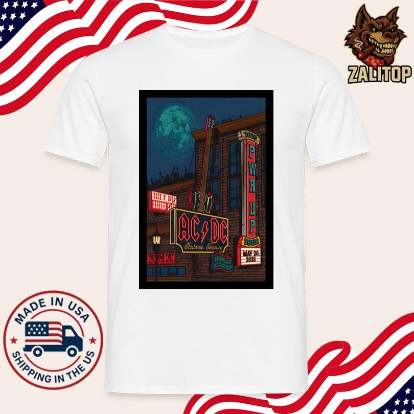 ACDC PWR Up Tour in Nashville TN May 20 2025 Poster