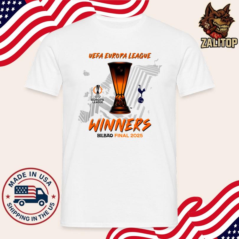 Bilbao 25 UEL Final Tottenham Hotspur Winners T Shirt