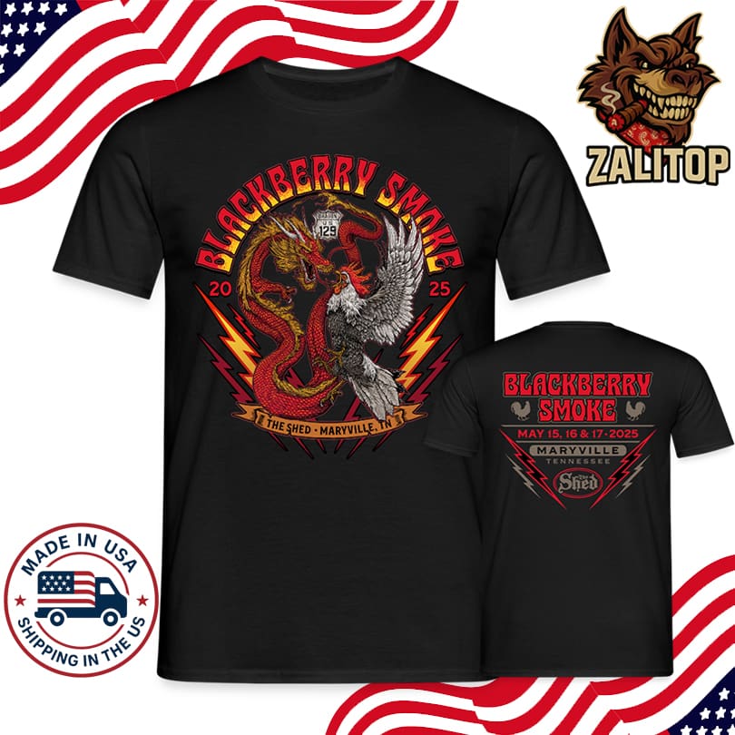 Blackberry Smoke The Shed Concert May 15-17 2025 Shirt