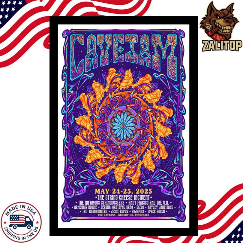 Cavejam The Caverns May 24-25 2025 Poster
