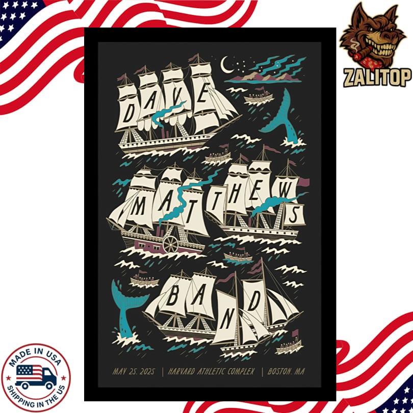 Dave Matthews Band Boston Poster