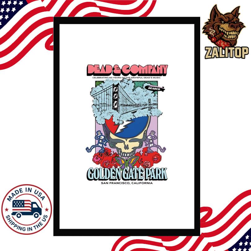 Dead & Company 60th Anniversary Celebration at Golden Gate Park Aug 1-3, 2025 Shirt