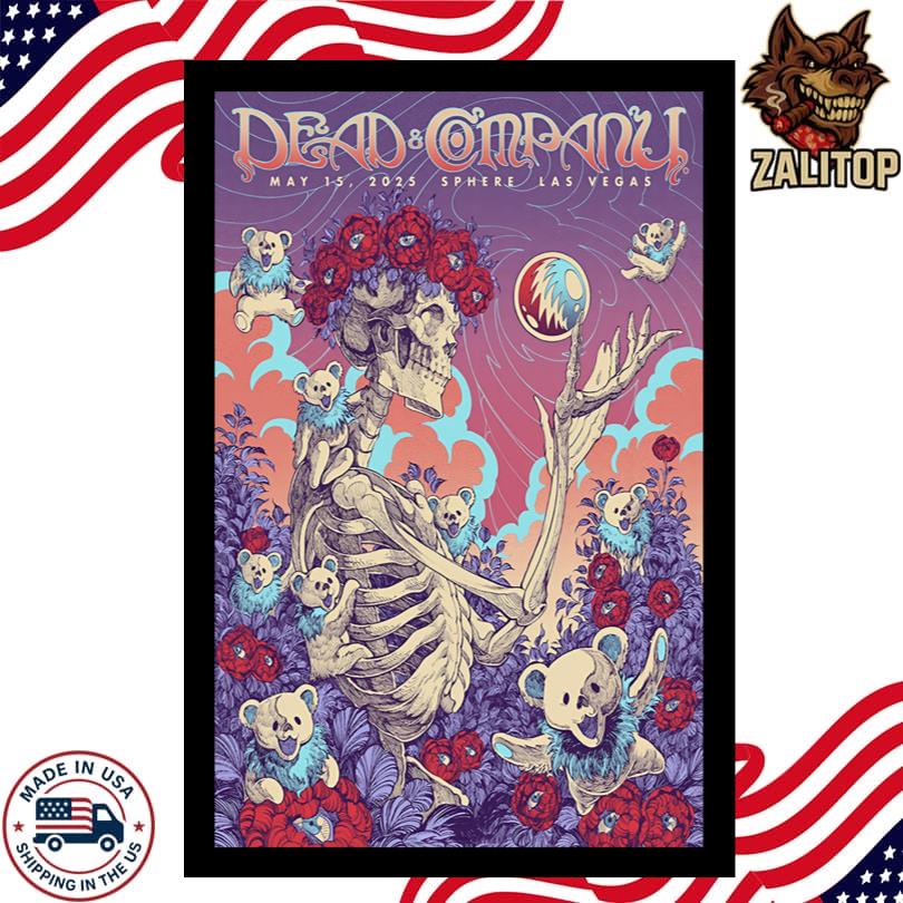 Dead & Company Sphere Las Vegas Concert May 16 2025 Poster