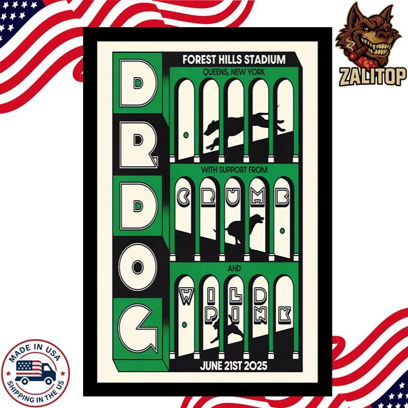 Dr Dog at Forest Hills Stadium on June 21 2025 Tour Poster