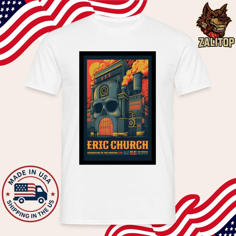 Eric Church Shows Poster in Nashville at The Pinnacle on May 23-24 2025