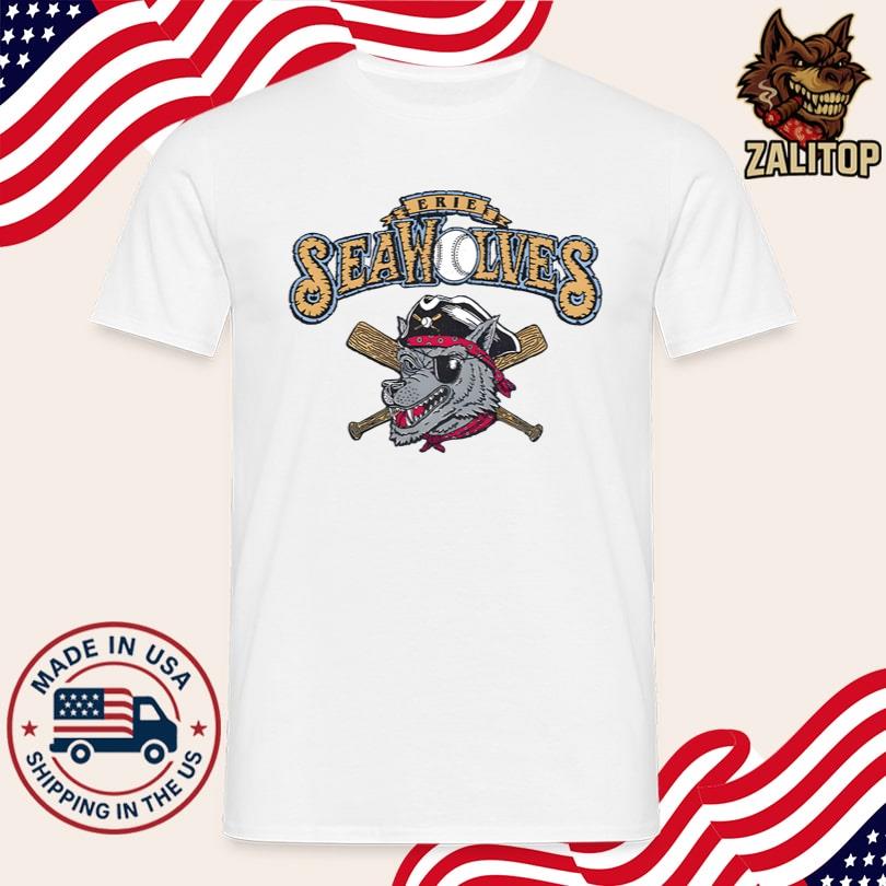 Erie SeaWolves EA 95 Primary Logo Tee