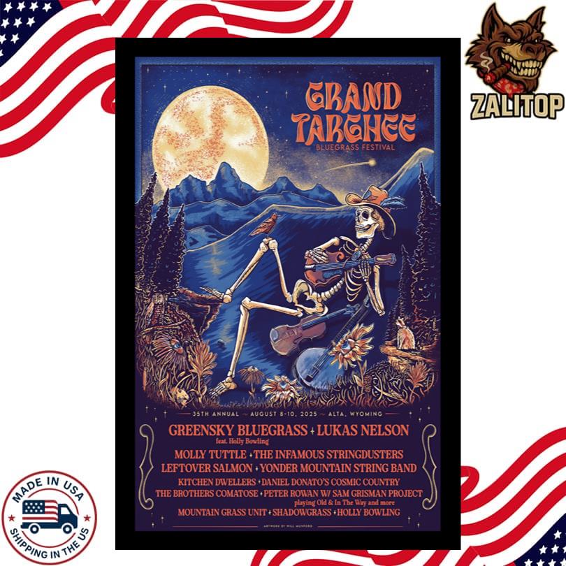 Grand Targhee Bluegrass Festival 2025 Poster