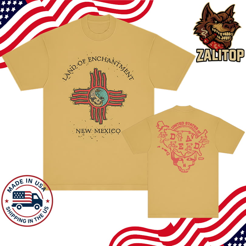 Grateful Dead New Mexico United States of Dead T Shirt