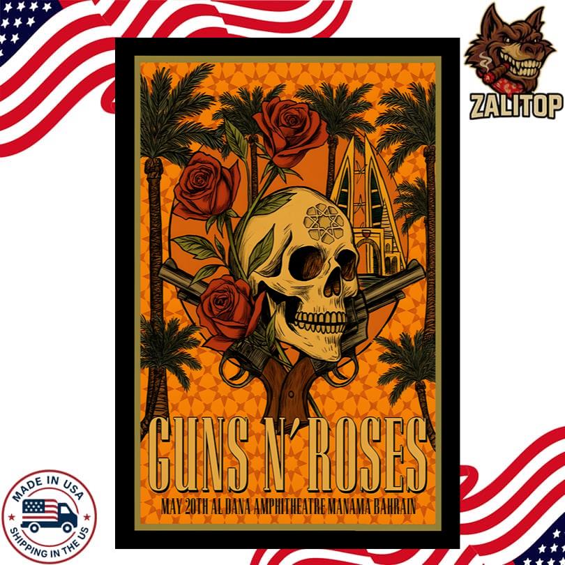 Guns N\' Roses at Al Dana Amphitheatre on May 20 2025 Poster