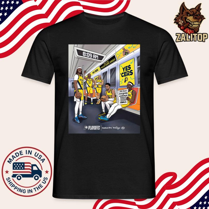 Indiana Pacers Yes Cers Madison Square Garden ECF Bound Comic Shirt