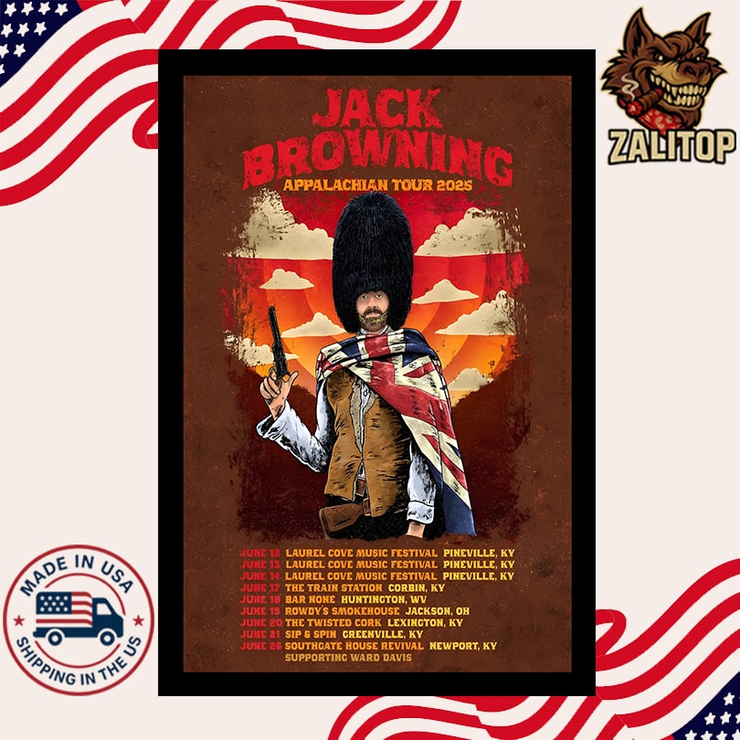 Jack Browning Appalachian Tour 2025 Poster