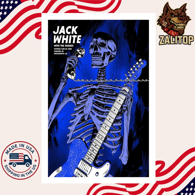 Jack White May 26 2025 Poster