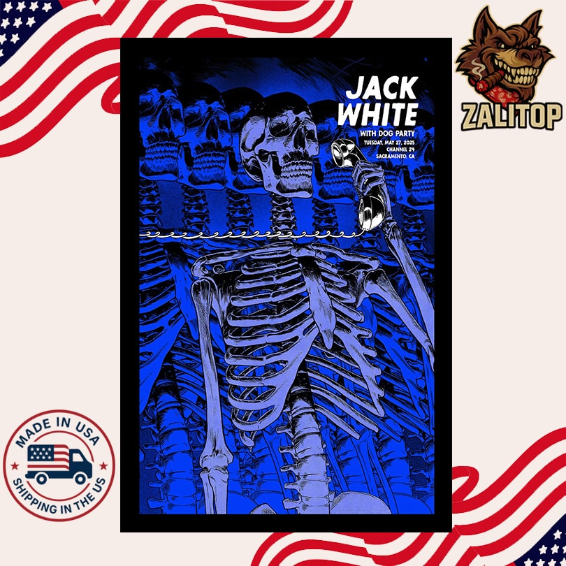 Jack White No Name Tour 2025 May 27 Poster