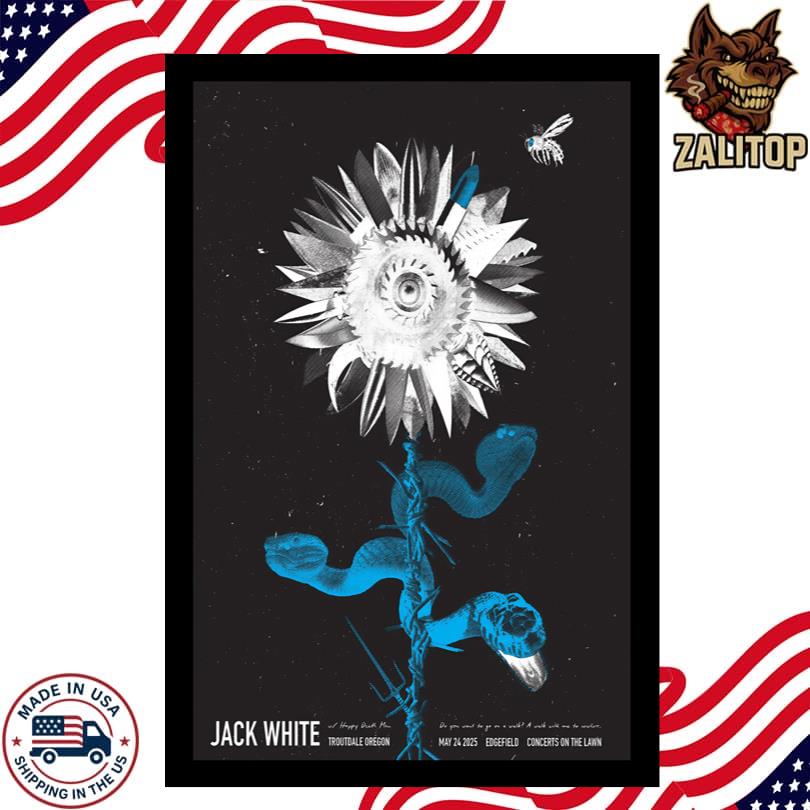 Jack White Troutdale May 24, 2025 Poster