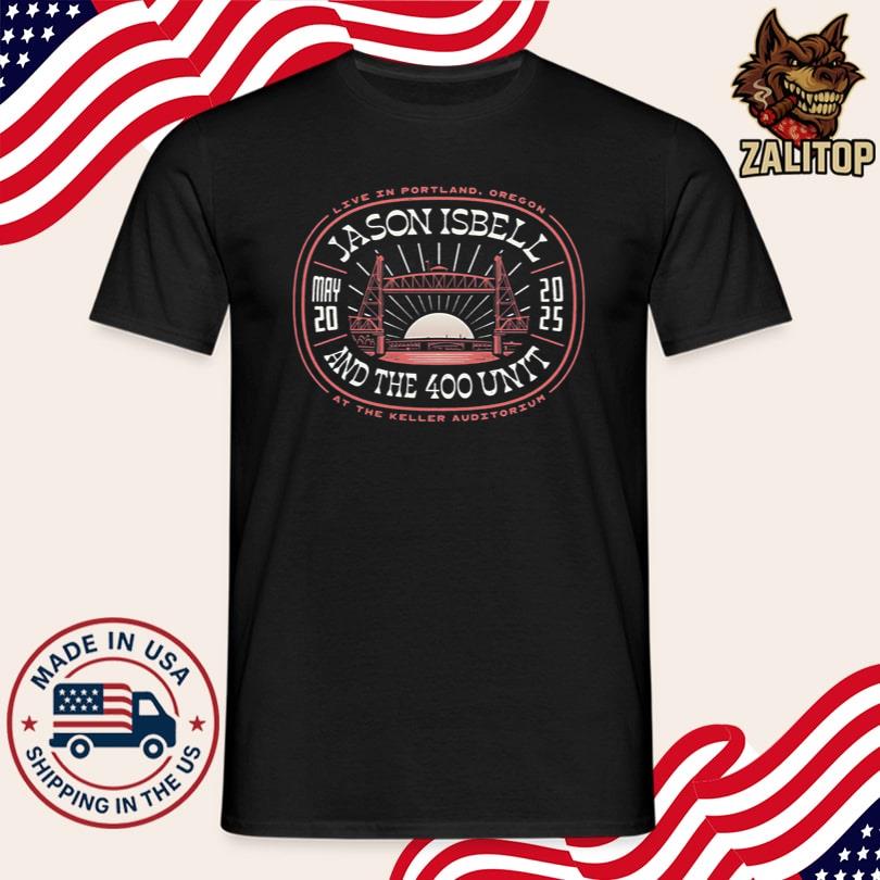 Jason Isbell And The 400 Unit Keller Auditorium May 20 2025 Event Tee