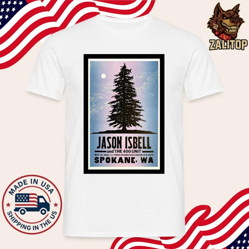 Jason Isbell & the 400 Unit at the First Interstate Center for the Arts in Spokane, WA on May 16 2025 Poster