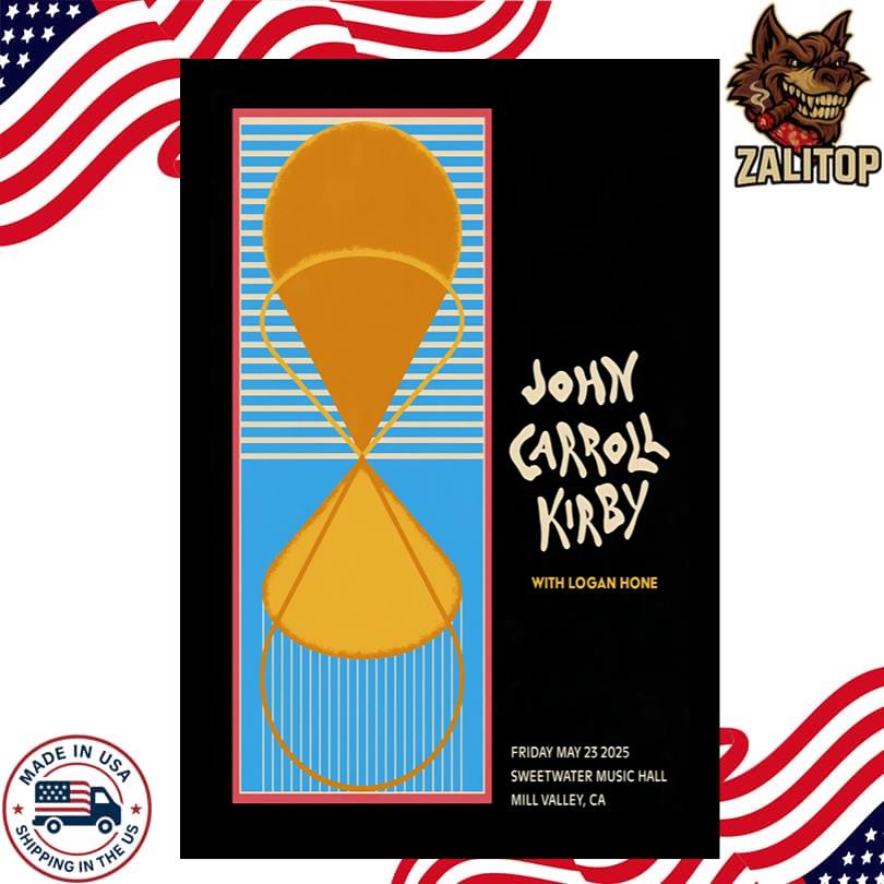 John Carroll Kirby Sweetwater Music Hall Mill Valley, CA May 23 2025 Poster