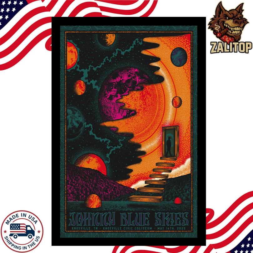 Johnny Blue Skies Knoxville Civic Coliseum Knoxville TN May 16 2025 Poster