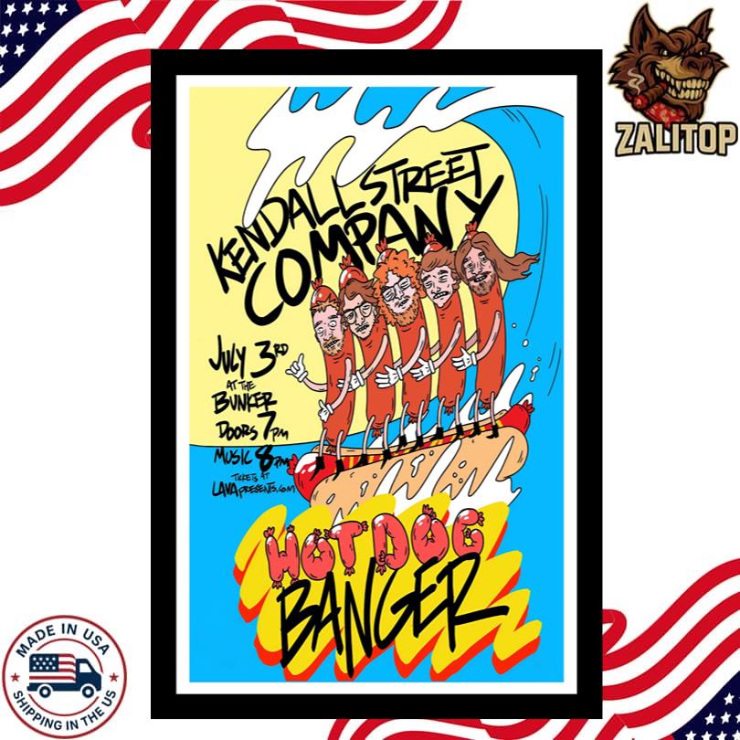 Kendal Street Company at The Bunker Brewpub on July 3 2025 Tour Poster
