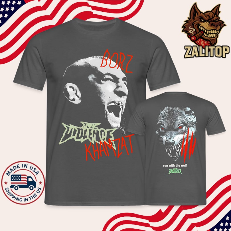 Khamzat Chimaev Run with the Wolf Tee