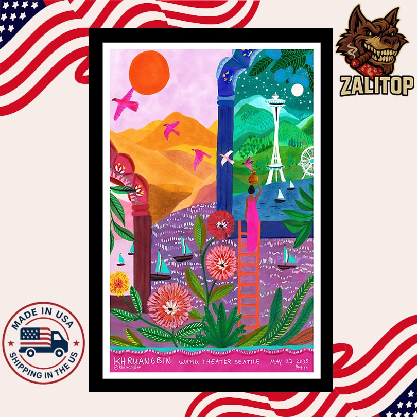 Khruangbin A La Sala 2025 Tour Seattle Poster