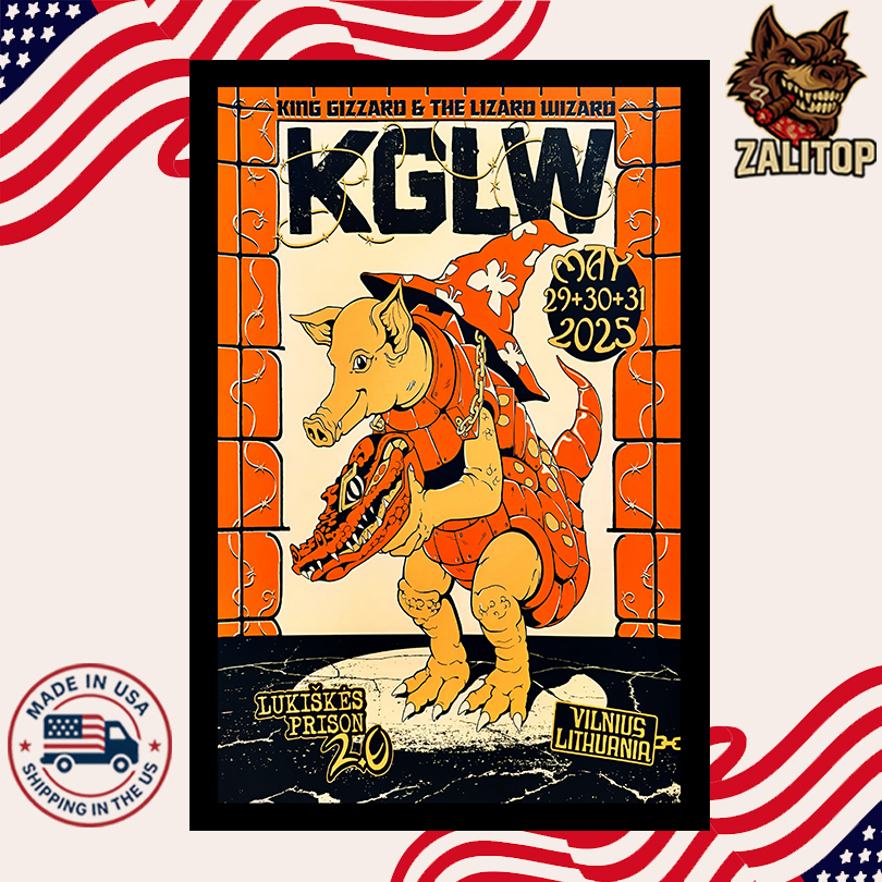 King Gizzard & The Lizard Wizard Residency Tour 2025 Poster