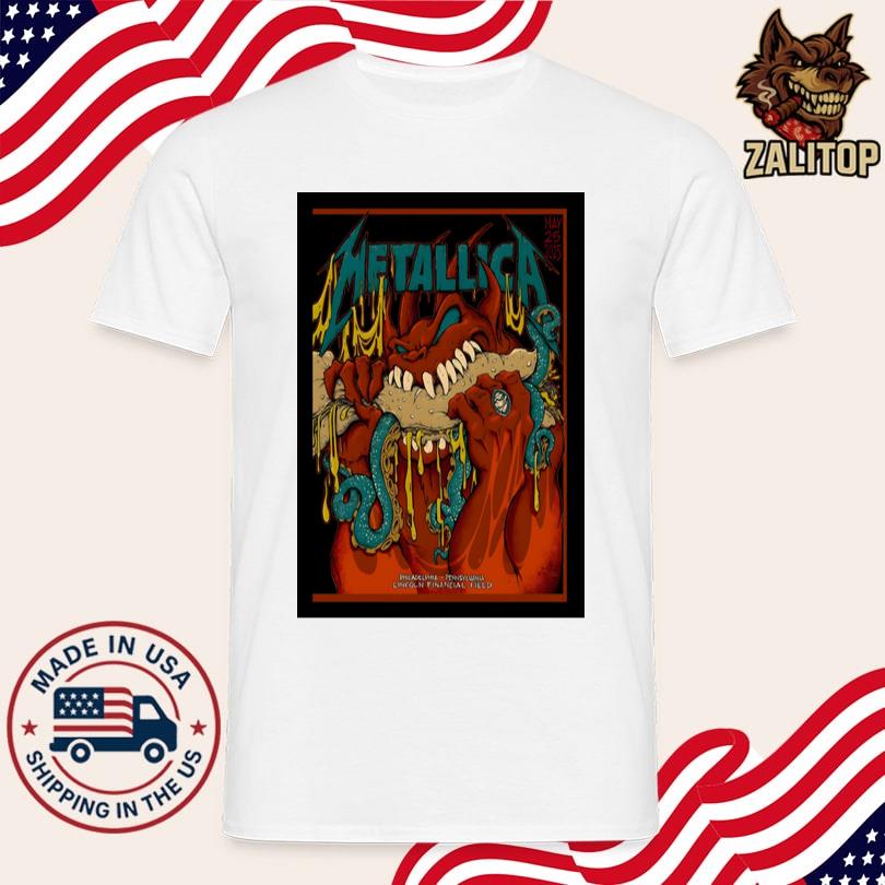Metallica Lincoln Financial Field Poster