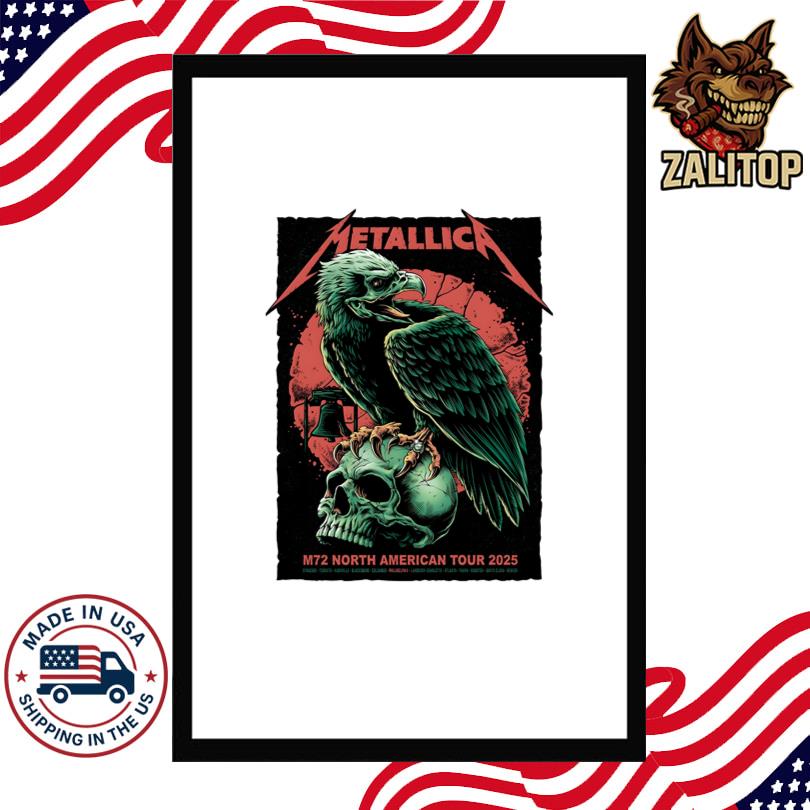 Metallica M72 North American Tour 2025 in Philadelphia Tee