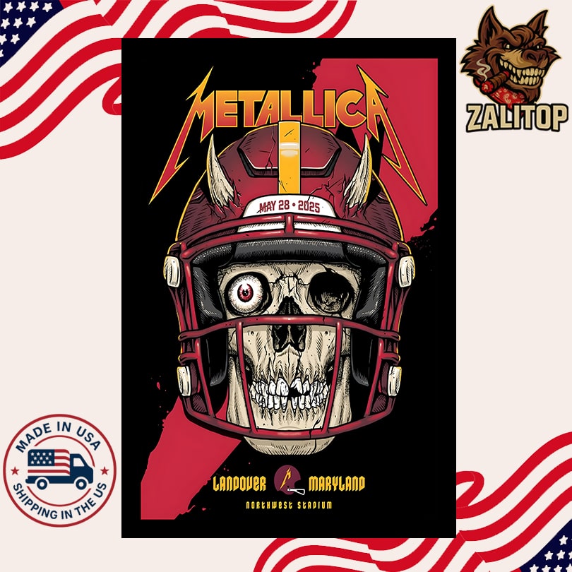 Metallica M72 Tour Northwest Stadium Poster