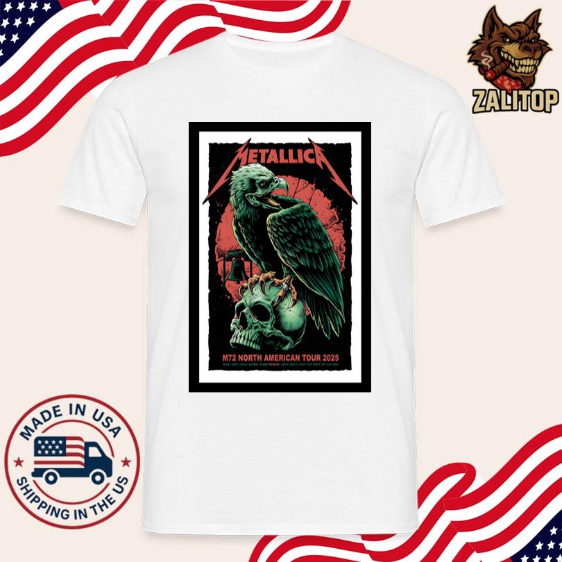 Metallica M72 World Tour 2025 North American in Philadelphia Poster