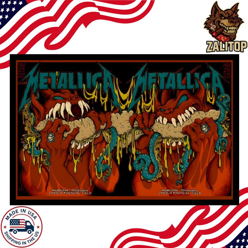Metallica May 23-25 2025 Poster