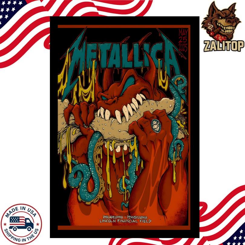 Metallica Philadelphia Poster
