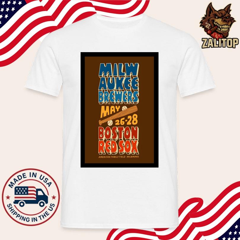 Milwaukee Brewers vs Boston Red Sox May 26-28 2025 Poster