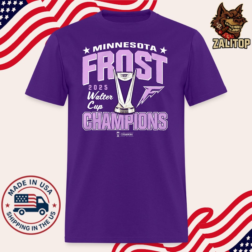 Minnesota Frost PWHL Walter Cup Champions 2025 Shirt