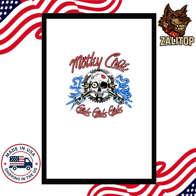 Motley Crue Spark Plug Girls, Girls, Girls Tour Shirt