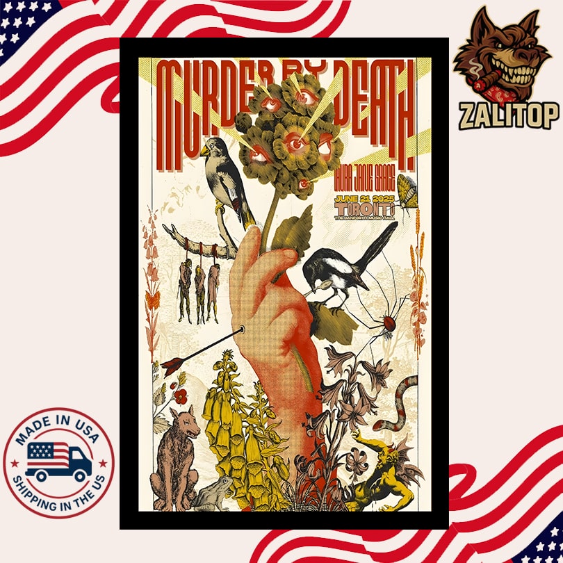 Murder By Death June 21 2025 Toronto Tour Poster