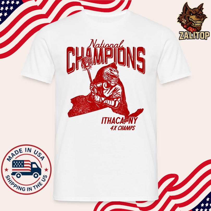 National Champions Ithaca, NY 4x Champs Shirt