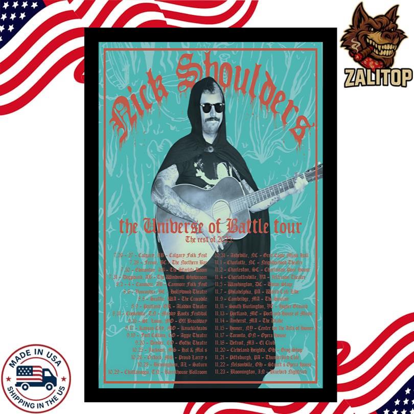 Nick Shoulders The Universe of Battle Tour 2025 Poster