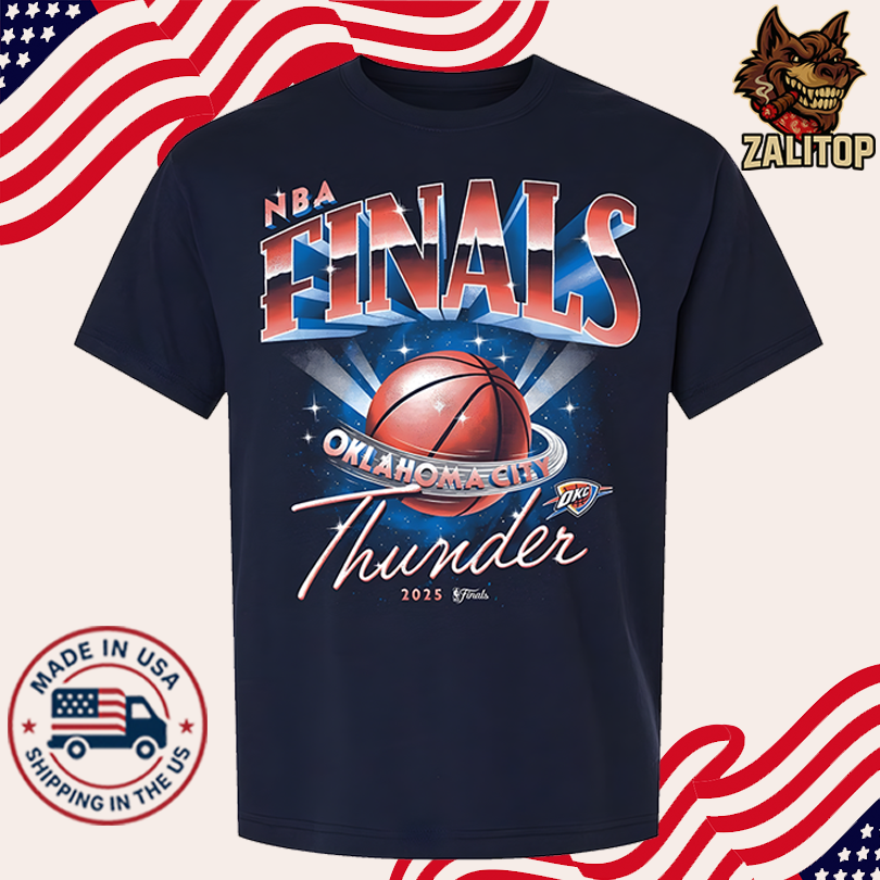 OKC Thunder 2025 NBA Finals Space T-Shirt