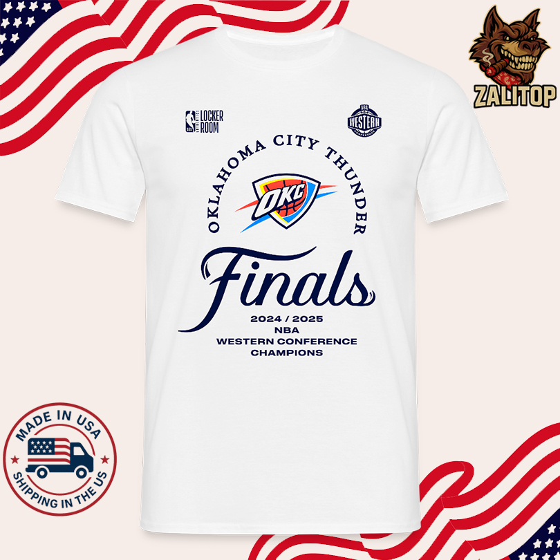 Oklahoma City Thunder 2025 Western Conference Champions T-Shirt