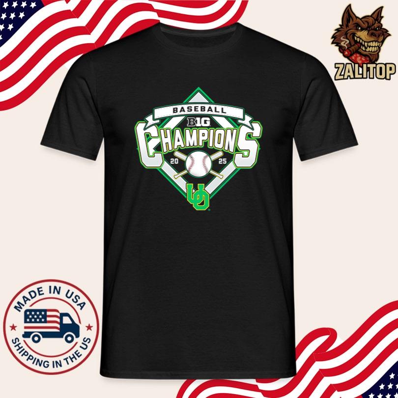 Oregon Ducks 2025 Big Ten Baseball Regular Season Champions Shirt
