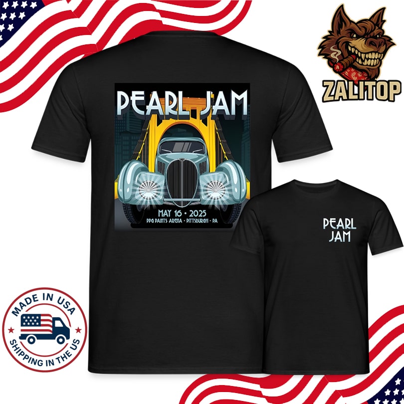 Pearl Jam Pittsburgh May 16 2025 PPG Paints Concert Event Shirt