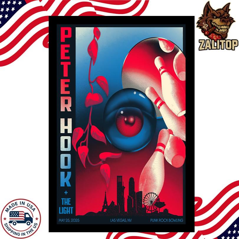 Peter Hook And The Light Las Vegas Poster