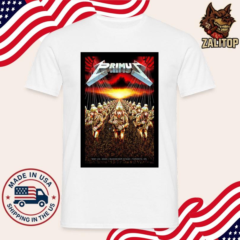 Primus May 22 2025 Budweiser Stage Toronto, ON Tour Poster