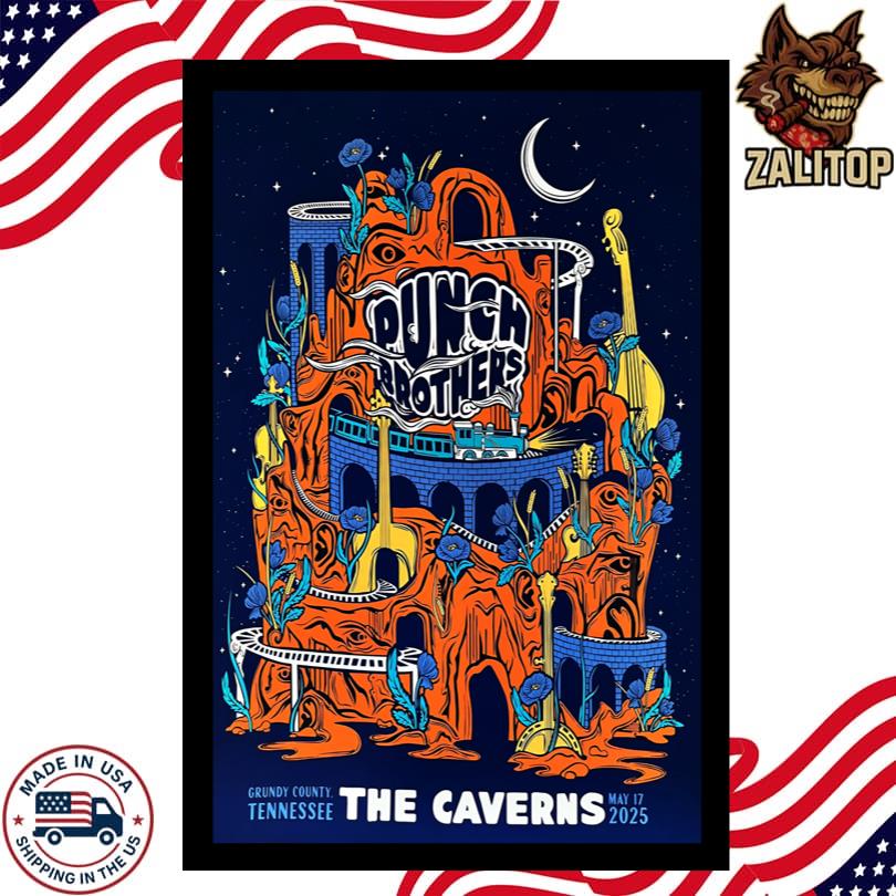 Punch Brothers The Caverns Pelham TN May 17 2025 Poster