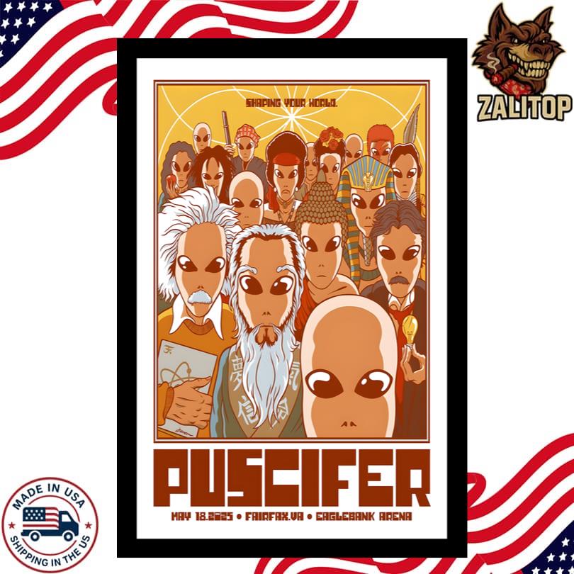 Puscifer EagleBank Arena Fairfax May 18 2025 Event Poster