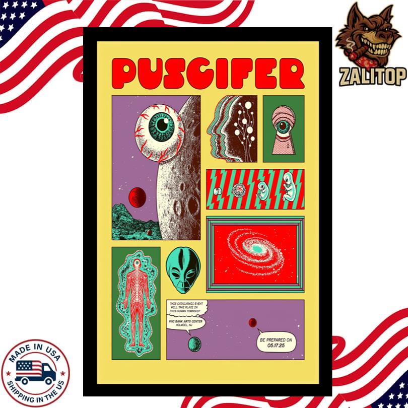 Puscifer May 17 2025 PNC Bank Arts Center Holmde NJ Poster